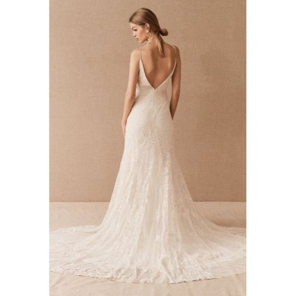 BHLDN Veronique Wedding Gown Size 4 NEW - Picture 2 of 13